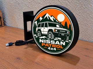 Cartel Luminoso LED Nissan Patrol 4x4