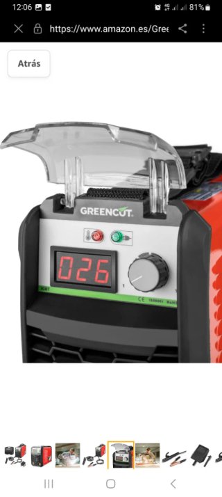 Soldador Greencut MMA-200