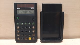 Calculadora SOLAR Vintage BRAUN modelo 4777