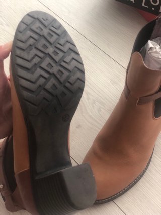 Botines Eva Lopez Marrones Tacon