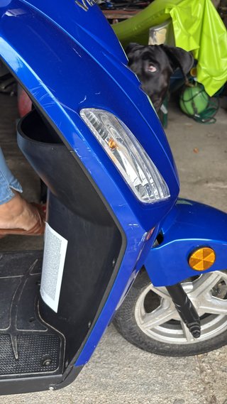 Scooter movilidad reducida VELECO azul