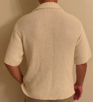 Camisa Zara de punto manga corta