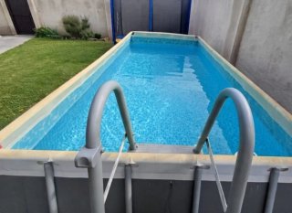 Piscina desmontable 4x2m con depuradora de arena