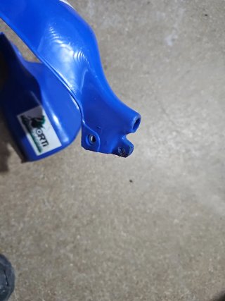 Cubre Manos Motocross Azul Forti Racing