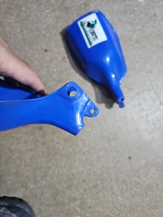 Cubre Manos Motocross Azul Forti Racing