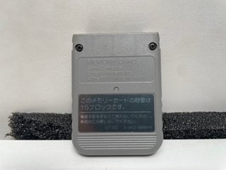 Sony Playstation 1 Ps1 Memory Card Originale Grigi