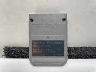 Sony Playstation 1 Ps1 Memory Card Originale Grigi
