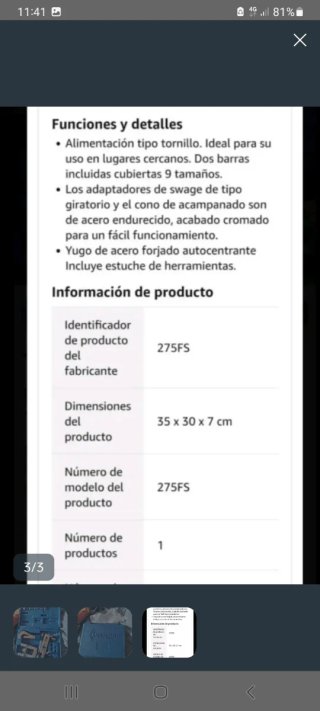 Kit Herramientas Tubos Imperial