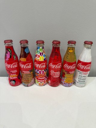 Set 6 Bottiglie Coca-Cola Messico Collezione