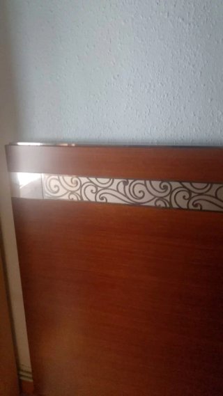 Cabecero 1.35m Madera y Metal