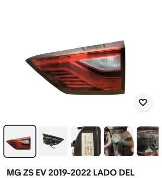 Faro trasero derecho MG ZS