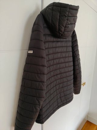 Abrigo acolchado Springfield negro