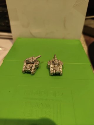 2x Tanques Leman Russ Epic 40k Metal