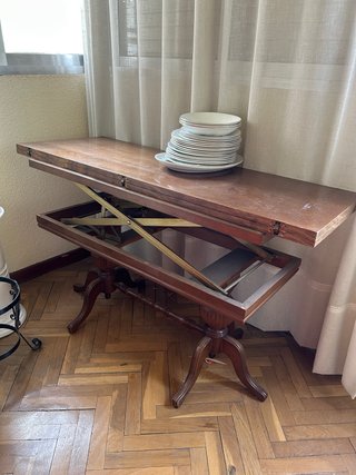 Mesa de café extensible madera