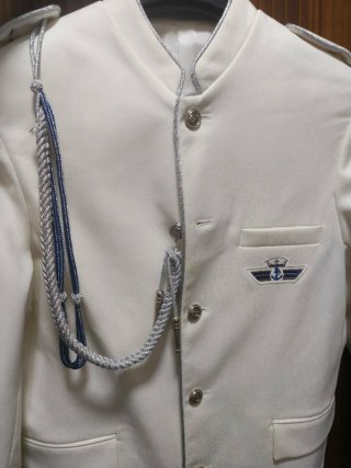 Traje de Comunión Blanco y Azul