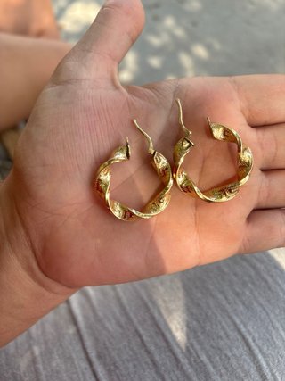 Pendientes Aro Oro 18k