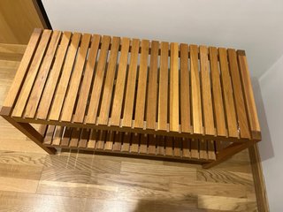 Banco de madera IKEA