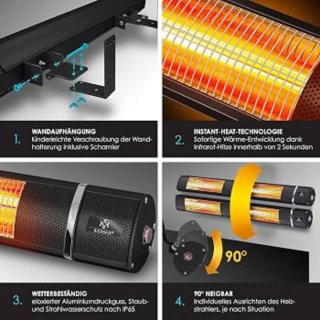 KESSER Aquecedor 3000W WiFi | NOVO-SELADO
