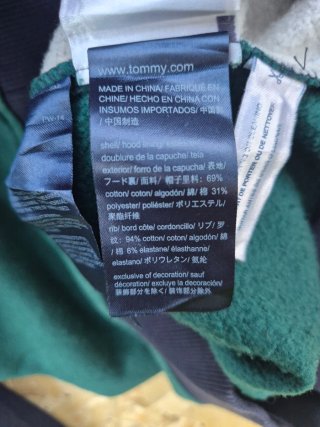 Felpa Tommy Hilfiger Color Block Taglia L