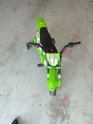 Moto Eléctrica Infantil Verde