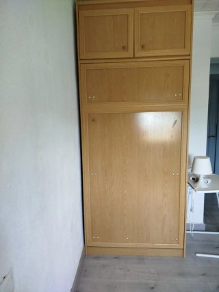 Armario-cama abatible madera
