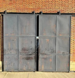 Puertas correderas garaje/cochera de hierro