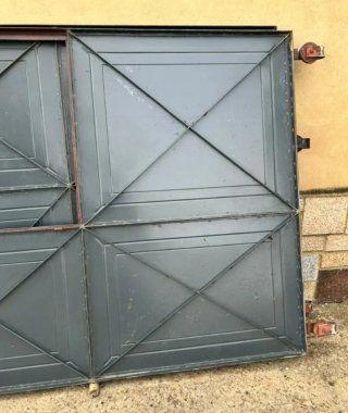 Puertas correderas garaje/cochera de hierro