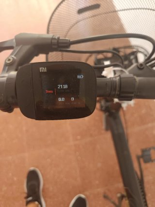 Bicicleta Xiaomi Eléctrica Plegable Negra