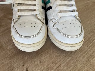 Zapatillas Adidas Blancas Detalles Verdes