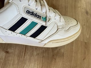 Zapatillas Adidas Blancas Detalles Verdes