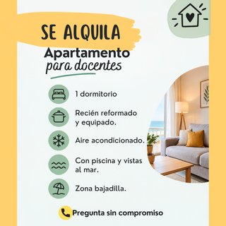 Alquiler apartamento para docentes