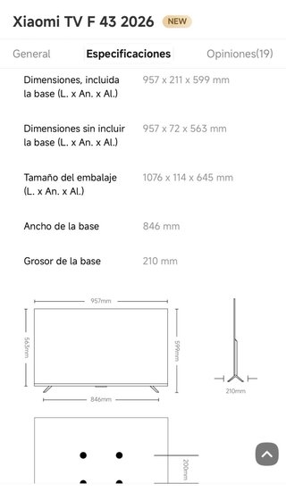 Televisor Xiaomi F 43 Fire TV 4K
