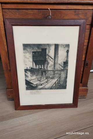 La Fábrica,  dibujo,  años 30