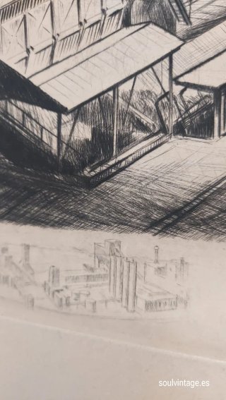 La Fábrica,  dibujo,  años 30