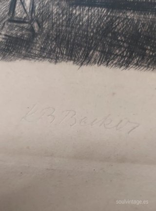 La Fábrica,  dibujo,  años 30