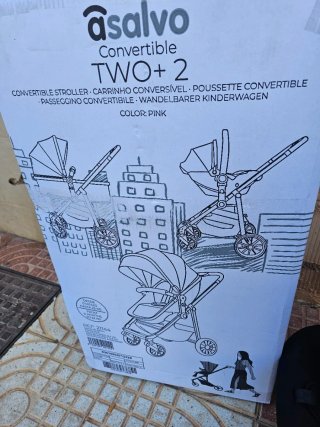 Carro de bebé 3 piezas marca Asalvo