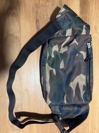 Riñonera DSQUARED2 Camuflaje letras ICON Naranja