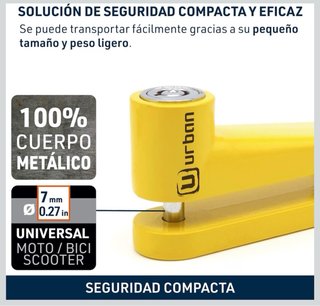 URBAN 560A Candado Moto Disco