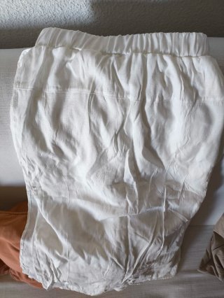 Falda-pantalón blanca Talla XL