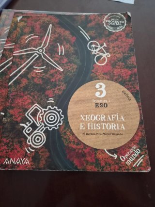 Libros xeografia e historia 3 eso