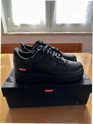 Nike Air Force 1 Supreme Negro Talla 41