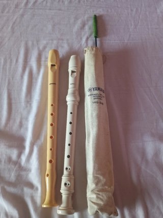 Flauta Hohner y Yamaha Barroca
