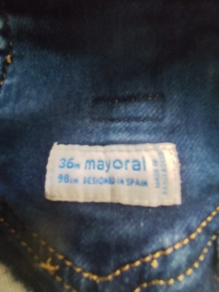 Peto vaquero Mayoral 36 meses