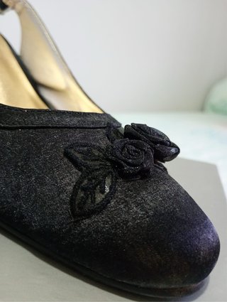 Tacones negros nora talla 37