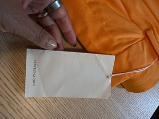 COS – Orange Wide-Leg Tailored Trousers – 100%