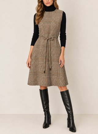 Vestido Carolina Herrera cuadros