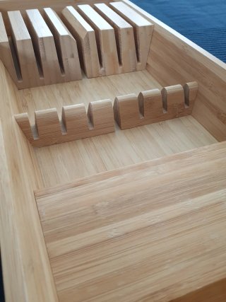 Cubertero portacuchillos Madera IKEA VARIERA Bambú