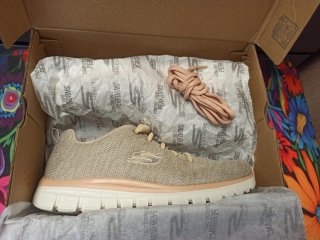 Zapatillas Skechers Deportivas Beige Talla 41