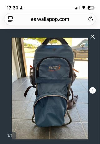 Mochila portabebés montaña senderismo