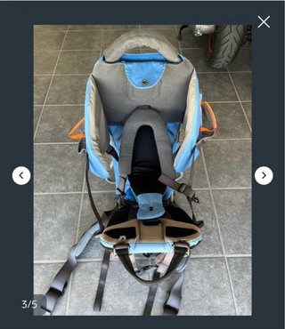 Mochila portabebés montaña senderismo